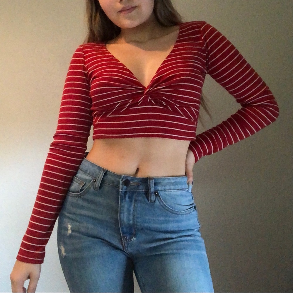 Long Sleeve Crop Top